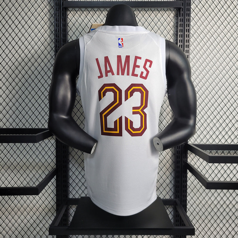 Cleveland Cavaliers Classic Edition White Swingman Jersey #23 LeBron James