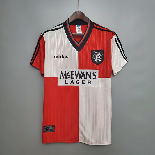 Retro Rangers Red And White Kit 95/96