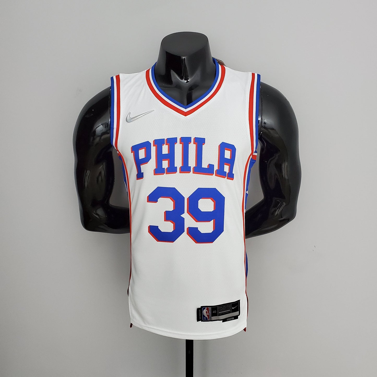 Philadelphia 76ers White Jersey #39 Dwight Howard