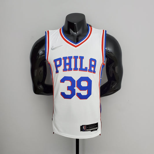 Philadelphia 76ers White Jersey #39 Dwight Howard