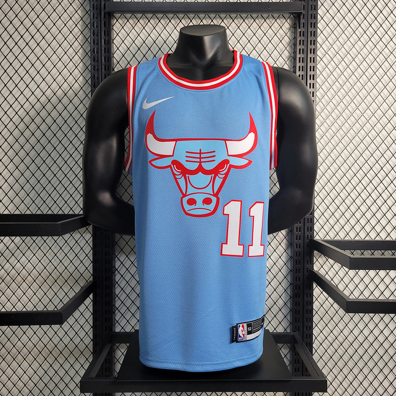 Chicago Bulls Classic Edition Blue Swingman Jersey #11 DeMar DeRozan