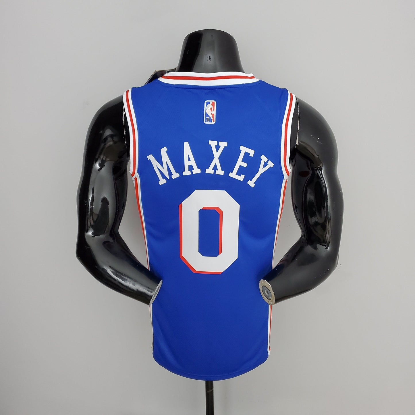 Philadelphia 76ers Blue Jersey #0 Tyrese Maxey