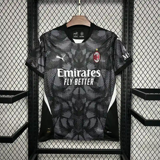 AC Milan Home Black Goalkeeper Kit 24/25