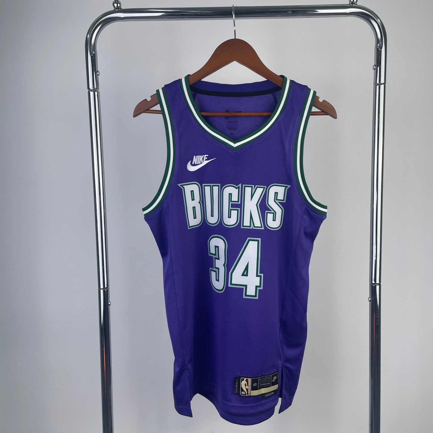 Milwaukee Bucks Purple Jersey 2023 #34 Giannis Antetokounmpo