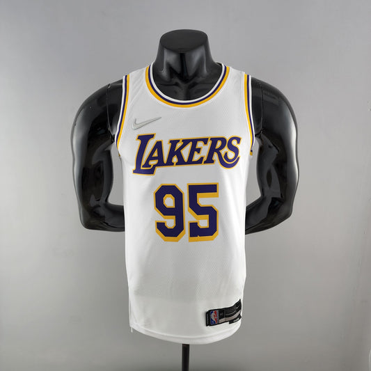 Los Angeles Lakers White Jersey #95 Juan Toscano-Anderson