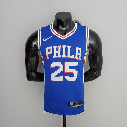 Philadelphia 76ers Blue Jersey #25 Ben Simmons