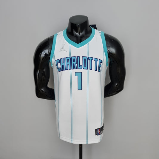 Charlotte Hornets White Jersey #1 LaMelo Ball