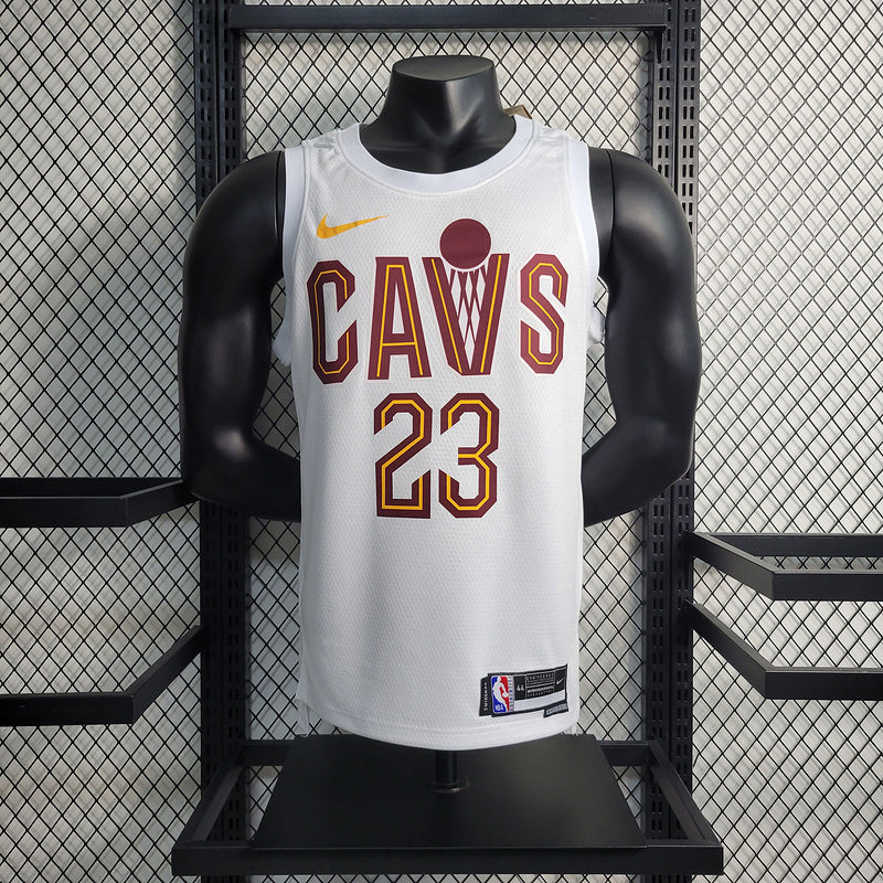 Cleveland Cavaliers Classic Edition White Swingman Jersey #23 LeBron James