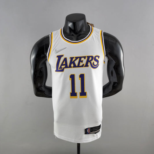 Los Angeles Lakers White Jersey #11 Kyrie Irving