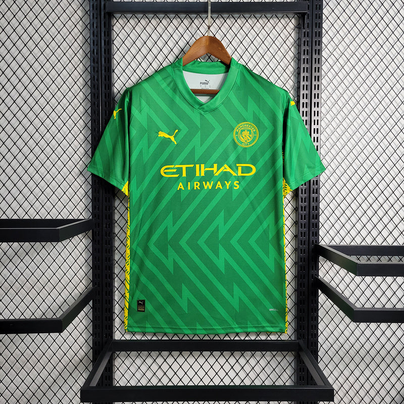 Manchester City Green Goalkeeper Kit 23/24