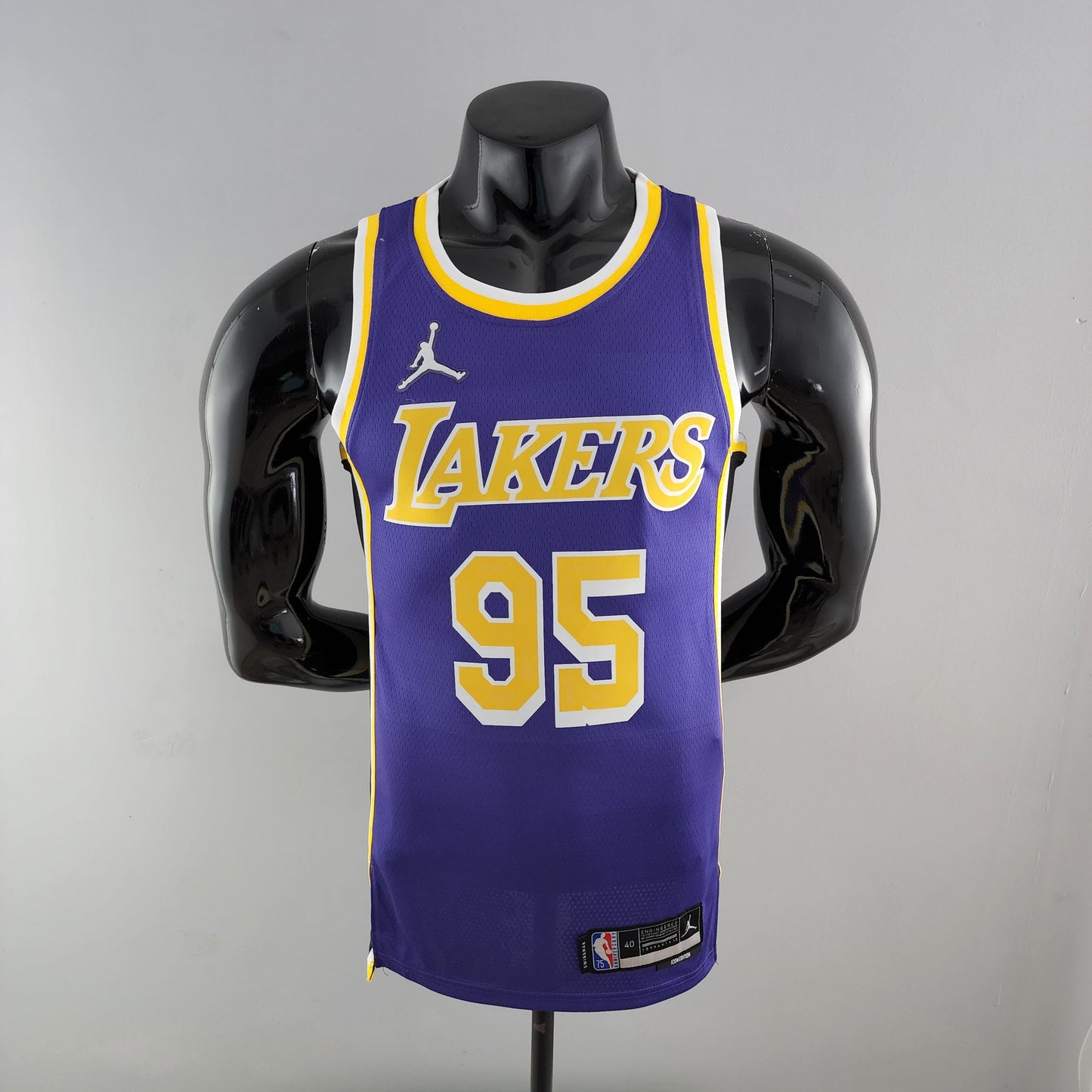 Los Angeles Lakers Purple Jersey #95 Juan Toscano-Anderson