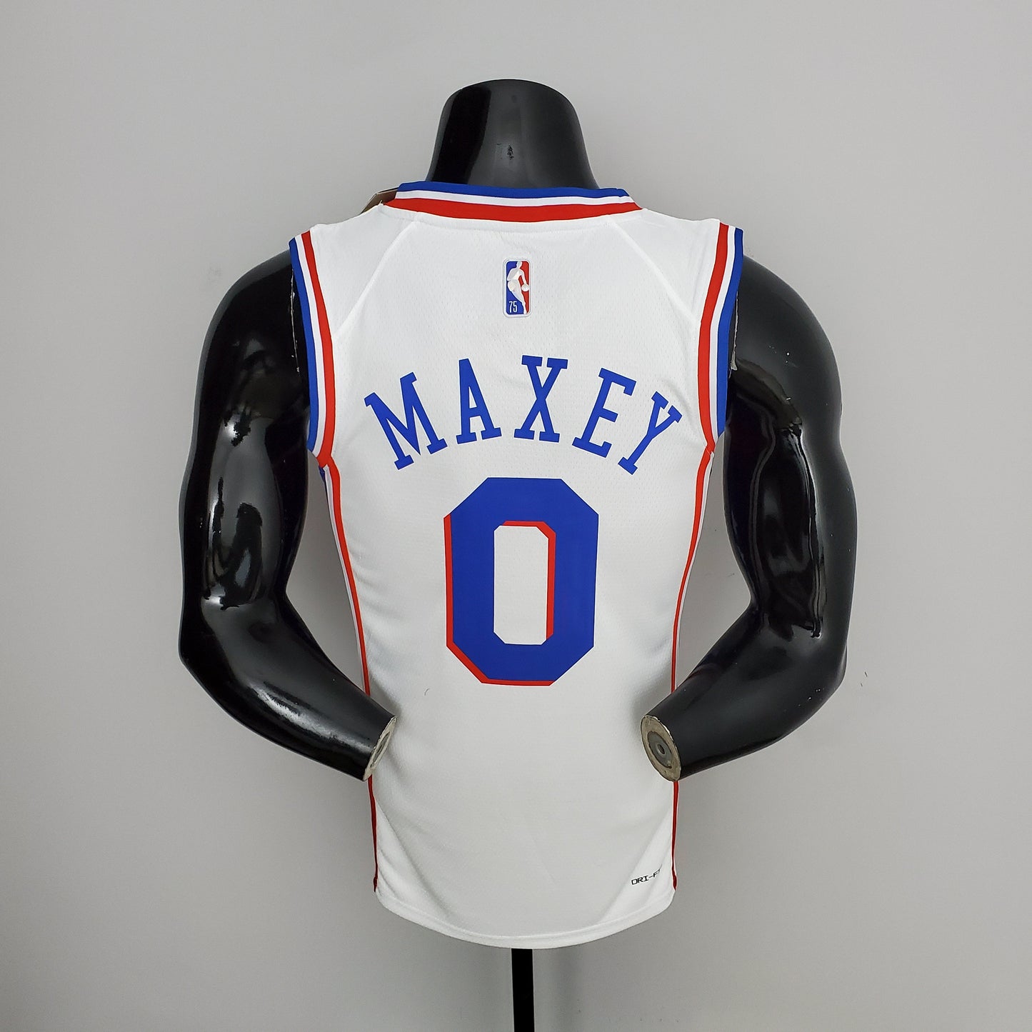 Philadelphia 76ers White Jersey #0 Tyrese Maxey