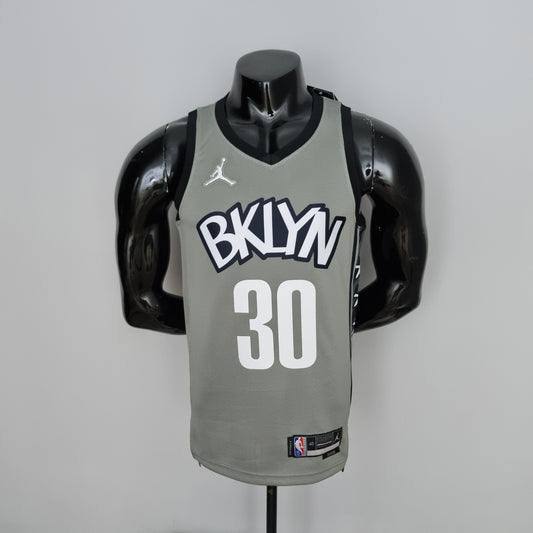 Brooklyn Nets Dark Grey Jersey #30 Seth Curry