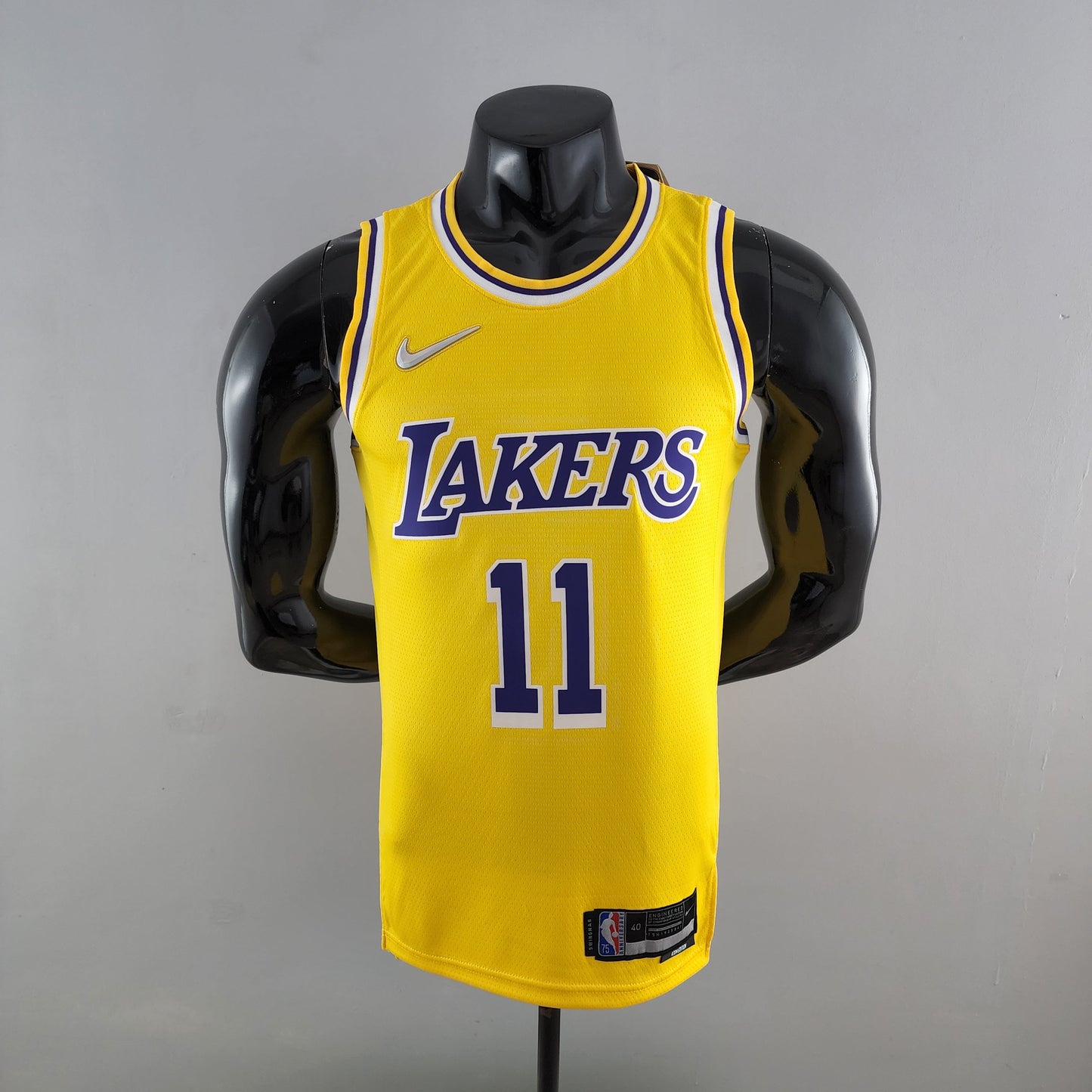 Los Angeles Lakers Yellow Jersey #11 Kyrie Irving