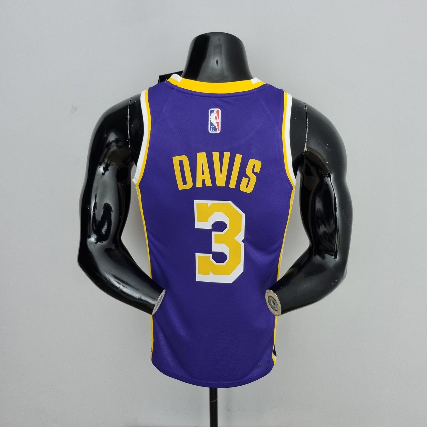 Los Angeles Lakers Purple Jersey #3 Anthony Davis