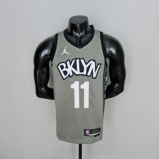 Brooklyn Nets Dark Grey Jersey #11 Kyrie Irving