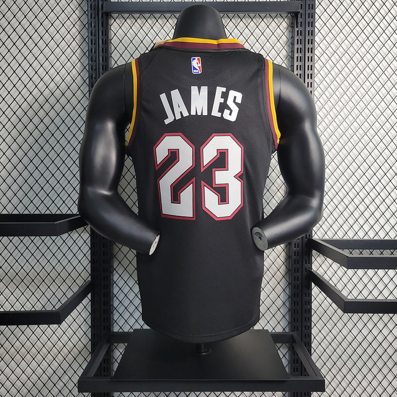 Cleveland Cavaliers Classic Edition Black Swingman Jersey #23 LeBron James